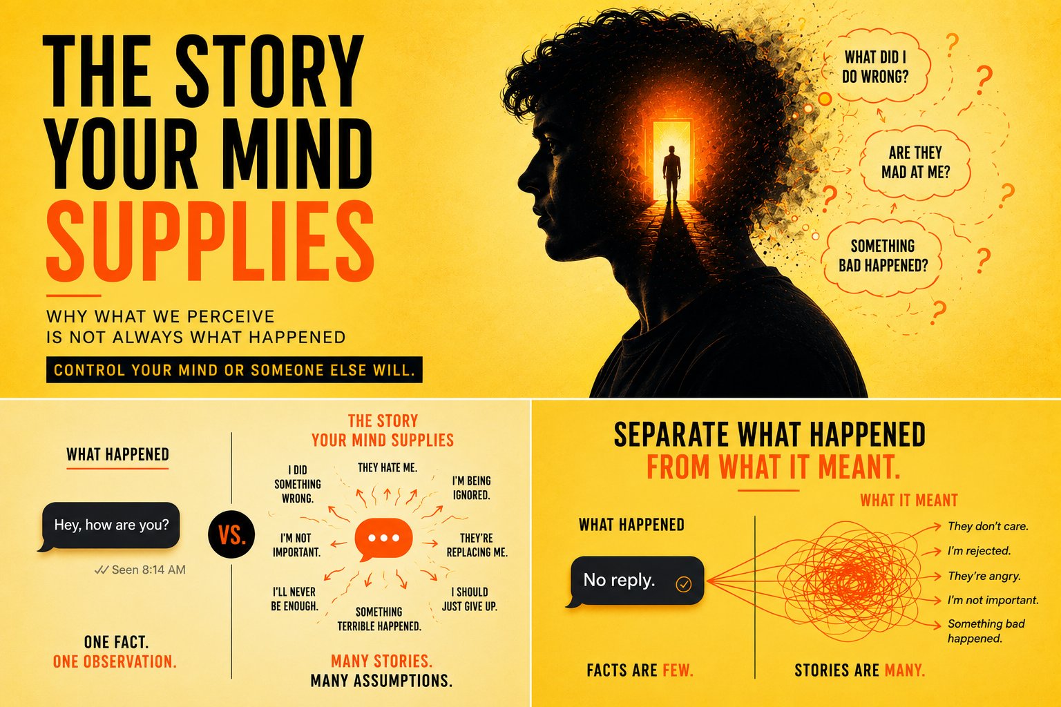 The story your mind supplies